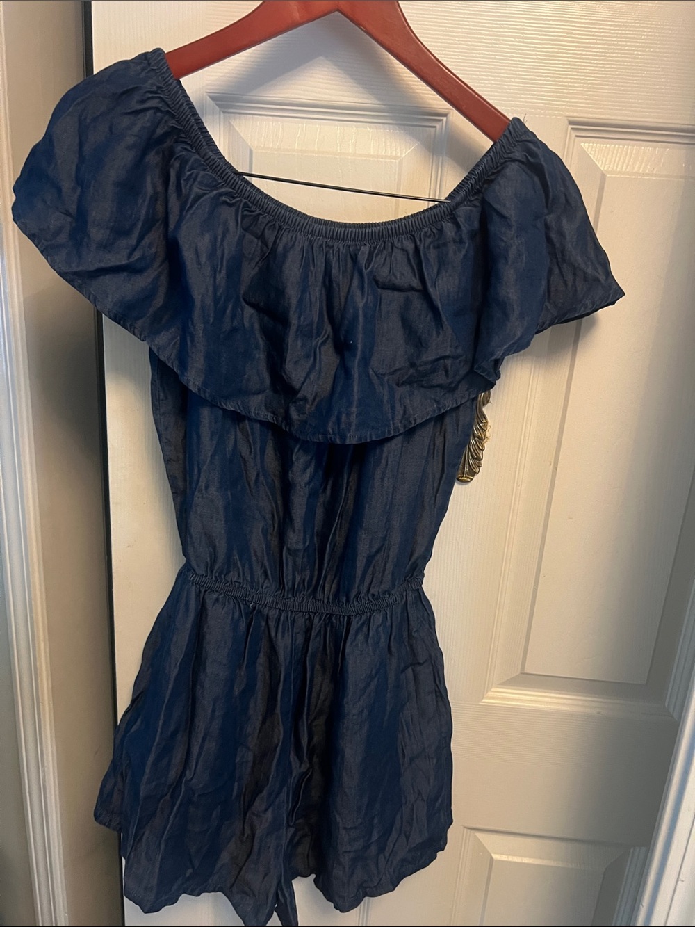 Ci Sono Navy Denim Collection Top